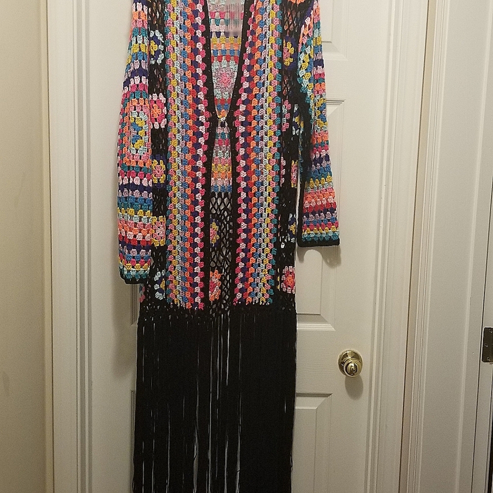 NWT Women's 2X Crochet Duster